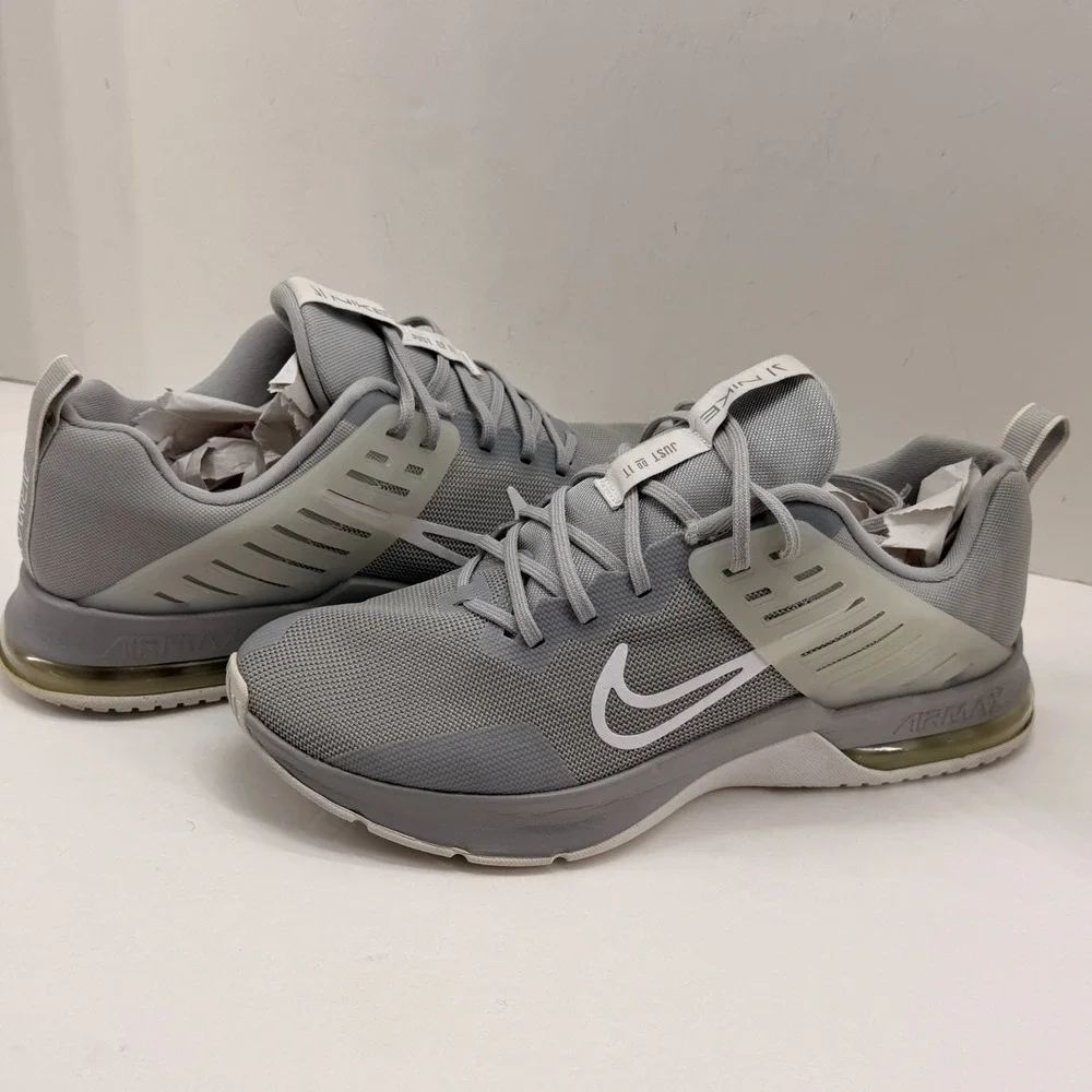 Nike Air Max Alpha Trainer 3 CJ8058-004 Mens Size 10 Gray White Training Shoes